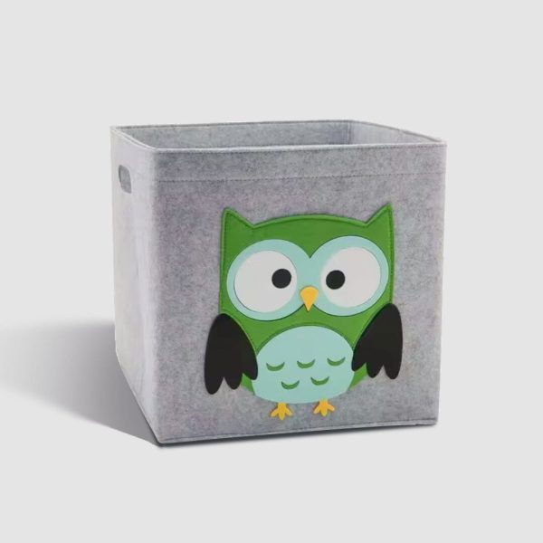 Charming Owl Themed Premium Quality Kids Storage Basket